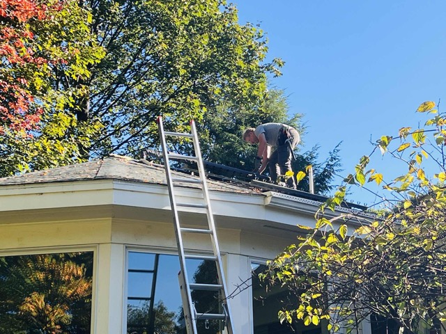 We decomissioned a Solar Hot Water system that had been used for over 25 years. Roof Solar Tubes were removed for a new roof.