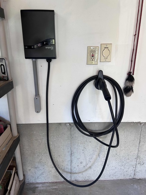 A new EV charger in Scarborough, September 2025