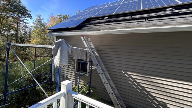 Expanding a solar array at home, adding another row on same inverter.  New string. October 2025